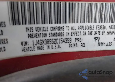 2002 Jeep Grand Cherokee Sport from USA, damaged, VIN 1J4GX38S52C154359